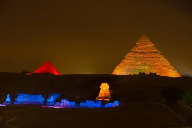 Giza Pyramids Sound & Light Show | An Unforgettable Evening Experience
